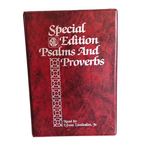 1980s PTL Cassette Special Edition Psalms and Proverbs Book Tammy Faye - Picture 2 of 4